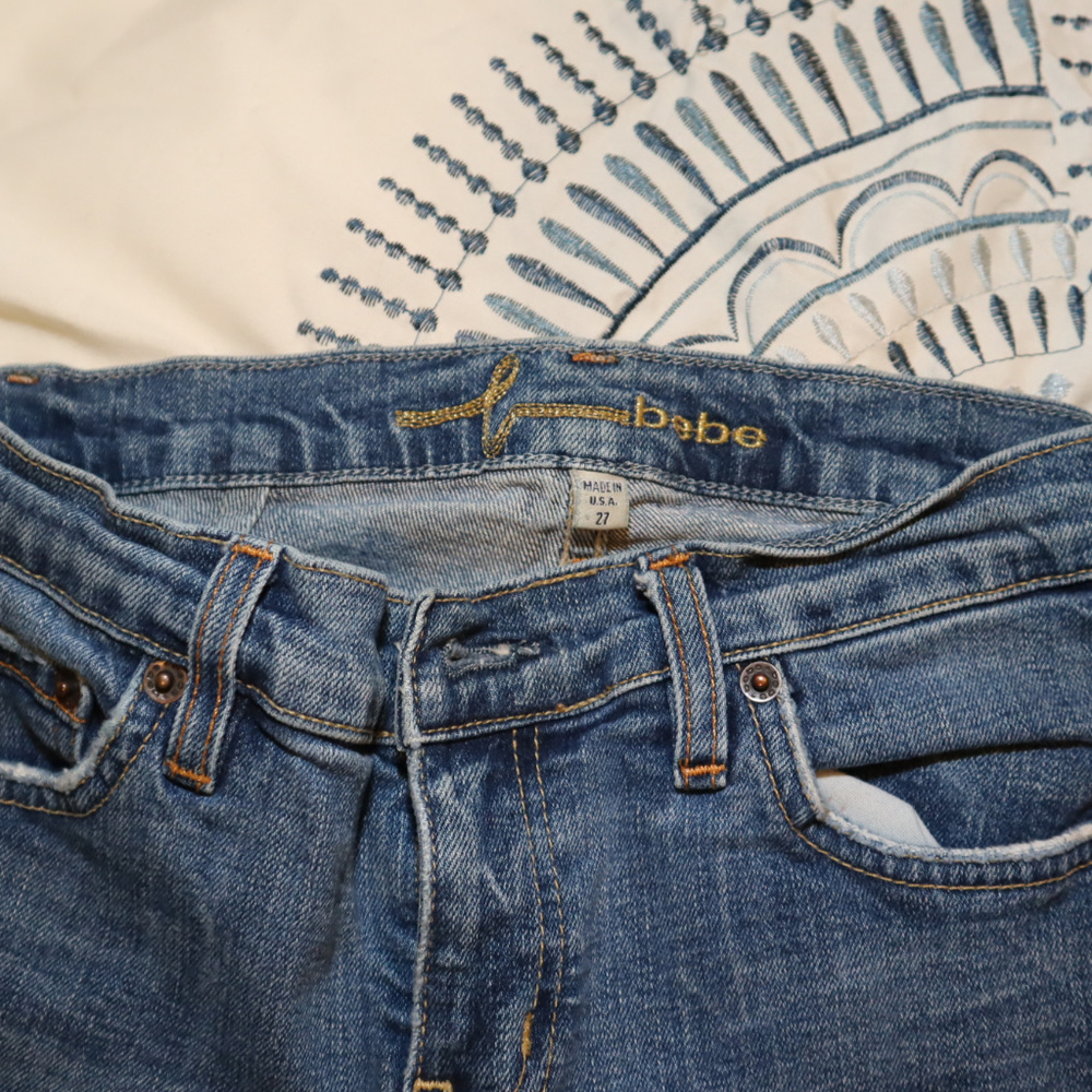 Vintage Bebe Straight Legged Jeans